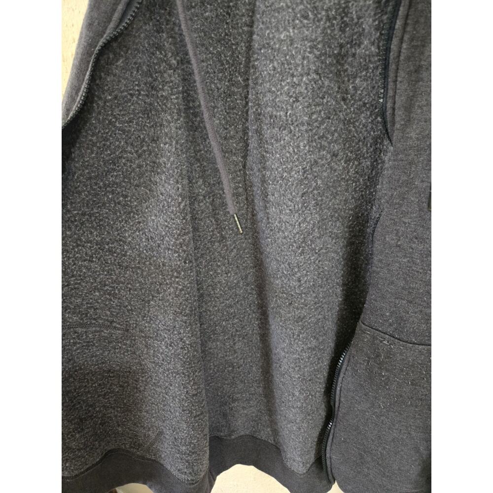 Vintage Champion Full Zip Hoodie, Fleece Lined, Grey, Size 2X - Picture 5 of 11